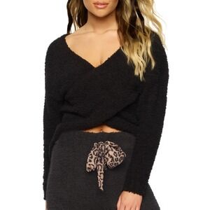 Felina Womens Denali Crossover Sweater Size M